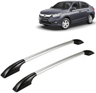 VOCADO Exclusive Car Stylish Drill free Roof Rails Black & Silver For Honda Amaze Car Beading Roll For Bumper, Grill and Garnish Cover, Window