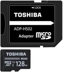 TOSHIBA THN-M203K1280A2 M203 128 GB MicroSDXC Class 10 100 MB/s  Memory Card Compatible with Mobile