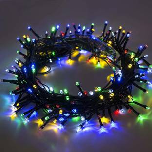 KUBER INDUSTRIES 40 LEDs 10 m Multicolor Steady String Rice Lights