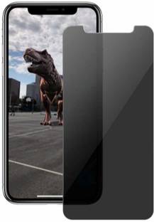 Jacure Edge To Edge Tempered Glass for iPhone X Privacy Black iPhone X Screen Protector Privacy Screen Protectors Glass Anti-Spy/Scratch/Fingerprint (Work with Most case) Easy Install