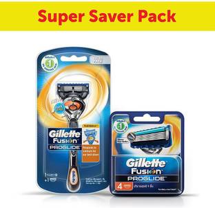 Gillette Proglide Razor with 4 cartidge, Men