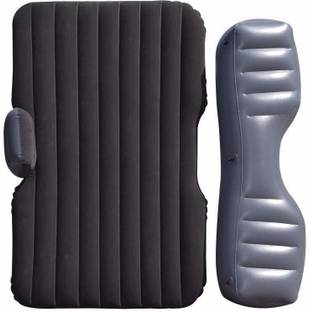Holiday black sofa Black Inflatable Travel Car Bed Air Sofa with Two Inflatable Pillow=BLACK Car Inflatable Bed