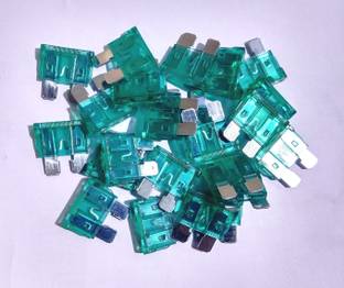 PBROS 20 Pieces Standard Size Blade Fuse -30 AMP(Pack of 20) Standard Size Blade Fuse 2 Electrical Fuse