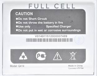 FULL CELL Mobile Battery For  Micromax Canvas Blaze 4g Plus 4+ ( Q414 / Q424 )