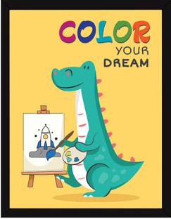 Kids Room Decors - Quotes Wall Frames for Kids - = Paper Print