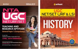 NTA UGC NET PAPER 1 With Paper-2 ARIHANT UGC NET History For Eligibility For Assistant Professor Or JRF (National Eligibility Test And State Eligibility Test) With Previous Years' Papers, (ARIHANT,UGC NET, UGC NET History,SET,Paper 1,ENGLISH MEDIUM) (NET/SET/NTA By UGC NET EXAM)