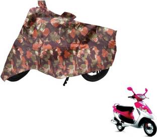 COVER WORLD Waterproof Two Wheeler Cover for TVS