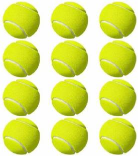 HACKERX green tennis balls Tennis Ball pack of 12 Tennis Ball