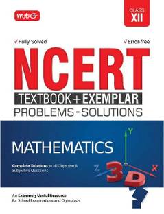 Ncert Text Book + Exemplar Problems - Solutions Mathematics Class 12