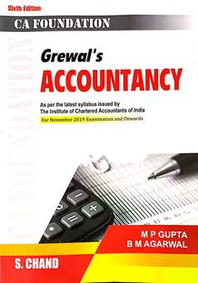 CA Foundation Grewal's Accountancy As Per New Syllabud November 2019 Exams