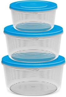 MILTON Plastic Grocery Container  - 3000 ml, 2000 ml, 1000 ml