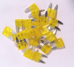 PBROS 20 Pieces Mini Size Blade Fuse -20 AMP 20 Pieces Mini Size Blade Fuse -20 AMP(Pack of 20) Electrical Fuse