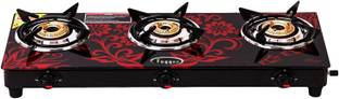 Fogger GSFSMA-306-R Glass Manual Gas Stove