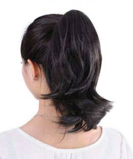ALX looks like real heat resistant clutcher based small ponytail Hair Extension