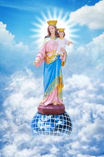 KD Mary and Joseph Sticker Poster|christian religion|Jesus christ Paper Print
