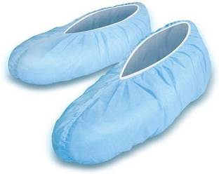 IndyCare Non woven shoe cover Polyresin blue Boots Shoe Cover, Flat Shoe Cover