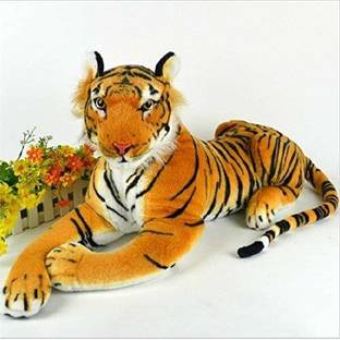 R K GIFT GALLERY Multi Color Tiger Set for The Kids  - 12 inch