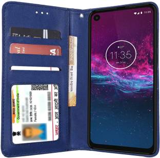 Unistuff Flip Cover for Motorola One Action