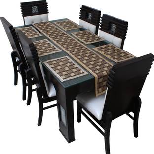 Dream King Beige, Multicolor 213.36 cm Table Runner