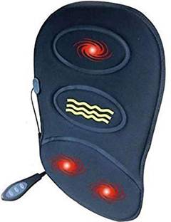 Adonai MASS01 Fabric Seat Back and Neck Massager with Soothing Heat Function Massager