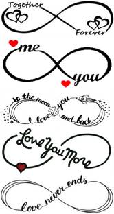 voorkoms Infinity love tattoo