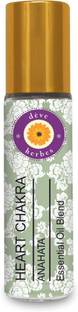 deve herbes Heart Chakra (Anahata) Oil 8ml - Ideal for Meditation, Purification,