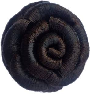 GuruEmbellish Hair Extension Juda For Girls And Women Artificial Juda Bun Natural Brown Pack Of 01 Hair Accessory Set