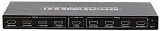 PAC  TV-out Cable 8 port hdmi splitter 2k*4k(1in 8out)