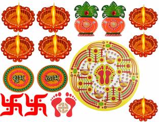 Decor Villa 58 cm Combo Reusable Sticker