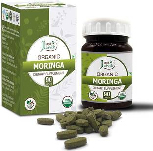 Just Jaivik Organic Moringa / Drumstick Tablets As Dietary Supplements - 750 mg