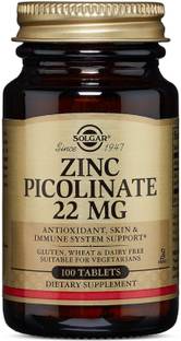 Solgar Zinc Picolinate, 100 Tablets
