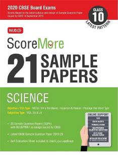 Scoremore 21 Sample Papers Cbse Boards as Per Revised Pattern for 2020 Class 10 Science