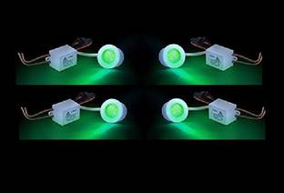 D'Mak Watt LED COB/Spot Light/Button Light {Green} Round Driver Included Recessed Ceiling Light Ceiling Lamp
