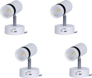 D'Mak 9 Watt Warm White Adjustable 360° LED Cob Spotting Wall Track Light (Cob Focus/Decorative Spot Light) | Track Light | | led spot Track Light | {Set -04} Track Light Ceiling Lamp