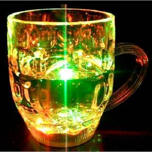 PRIMEMART LED light mug Crystal Beer Mug