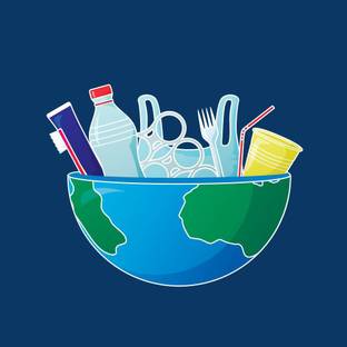 do not use plastic |save environment|NO plastic|save earth|multicolor Paper Print