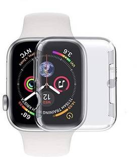 play run Edge To Edge Tempered Glass for Designed for the 44mm series 5 / Series 4, this high-quality TPU case with built in screen protector covers watch screen and curved edges, 360-degree full protection for your iwatch.