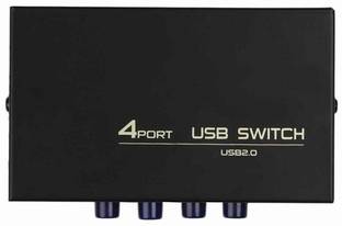PAC  TV-out Cable 4 Port usb switch connect 4 pc to 1 printer