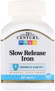 21st Century Slow Release Iron, 60 Tablets