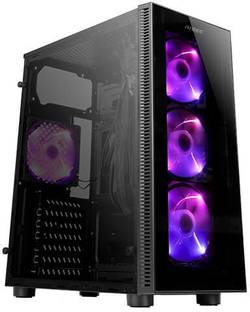 Antec NX210 Mid-Tower (4 RGB fans Included) Cabinet with USB 2.0 and USB 3.0 Ports Compatible with Computer