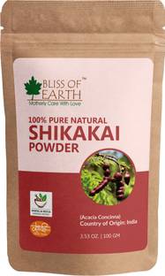 Bliss of Earth 100% Pure Natural Shikakai Powder For Hair