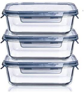 IndusBay Glass Fridge Container  - 600 ml