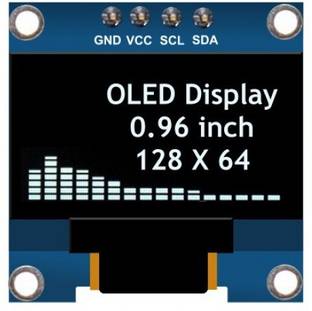 Solnoi Electronics White 128X64 OLED Display Module For Arduino 0.96 Micro Controller Board Electronic Hobby Kit