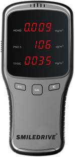 Smiledrive Portable Air Quality Pollution Meter Detector for Formaldehyde PM 1/2.5/10, TVOC, HCHO-Indoor & Outdoor Use Portable Air Quality Pollution Meter Detector for Formaldehyde PM 1/2.5/10, TVOC, HCHO-Indoor & Outdoor Use Non-magnetic Inclinometer Level