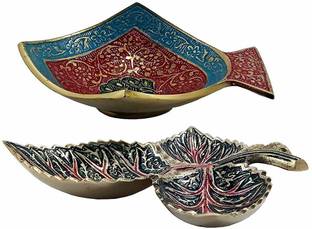 MOZO HUB Brass Small Dish Tray Combo 6 Tray