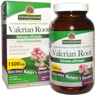 Nature's Answer Valerian Root, Full Spectrum Herb, 1500 mg