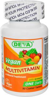 Deva Multivitamin & Mineral Supplement, 90 Coated Tablets