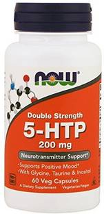 Now Foods Double Strength 5-HTP 200 mg 60 Veg Capsules