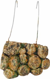 Jainsons Pet Products Reptile Turtle Topper Basking Hanging Platform/Turtle Ladder River Rock Unplanted Substrate