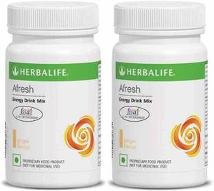HERBALIFE Afresh Energy Drink Ginger Flavor pack of 2 Energy Drink
